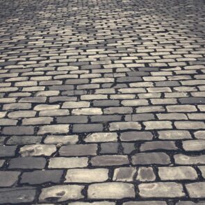 cobblestone pathway
